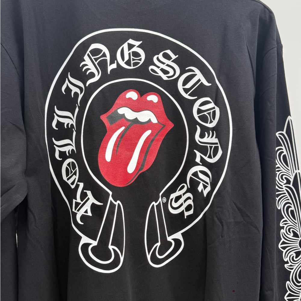 Chrome Hearts Black Tee with Red and White Graphic - Picture 5 of 12